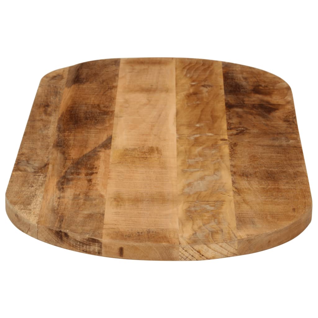 Tafelblad ovaal 140x60x3,8 cm massief ruw mangohout is nu te koop bij PeponiXL, paradijselijk wonen!