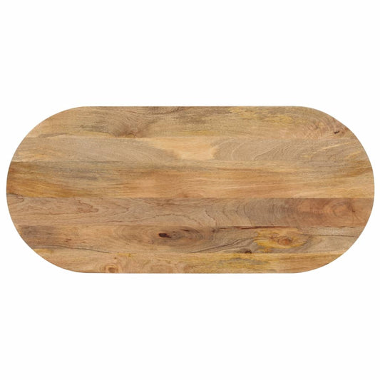 Tafelblad ovaal 140x50x2,5 cm massief mangohout is nu te koop bij PeponiXL, paradijselijk wonen!