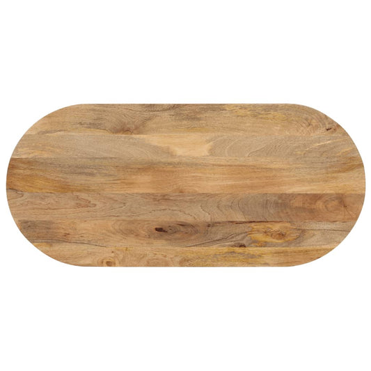Tafelblad ovaal 110x40x3,8 cm massief mangohout is nu te koop bij PeponiXL, paradijselijk wonen!
