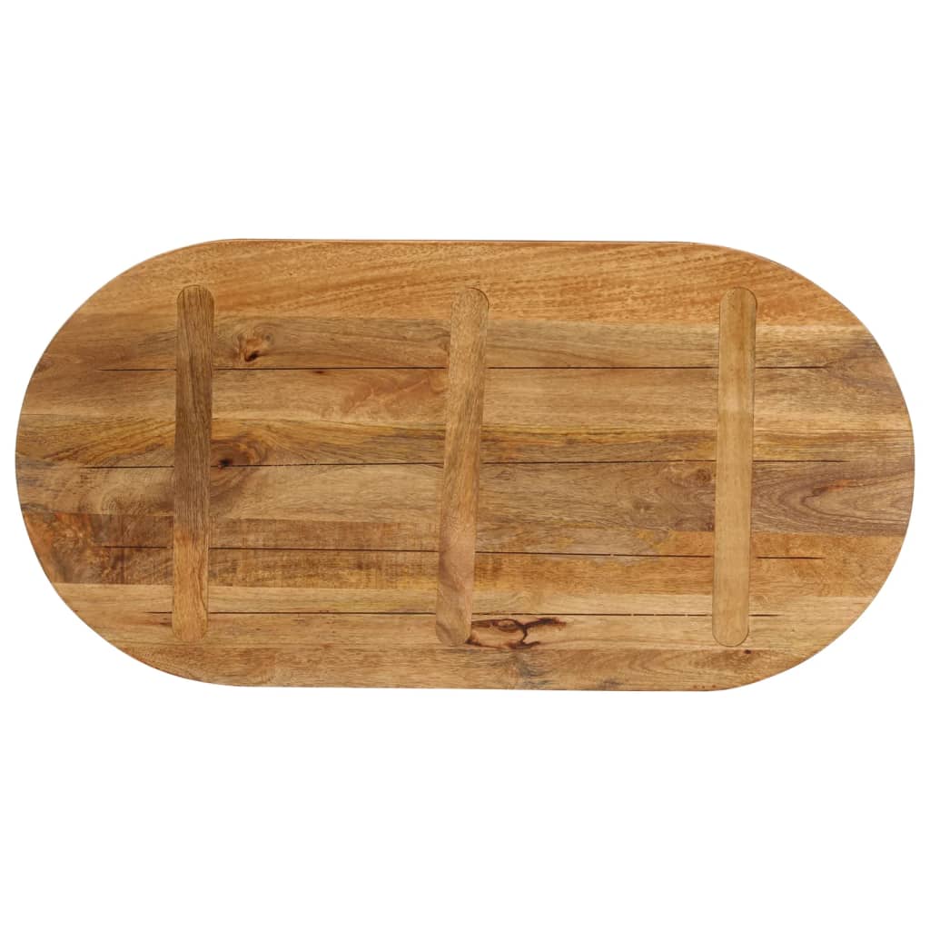 Tafelblad ovaal 110x50x2,5 cm massief mangohout is nu te koop bij PeponiXL, paradijselijk wonen!