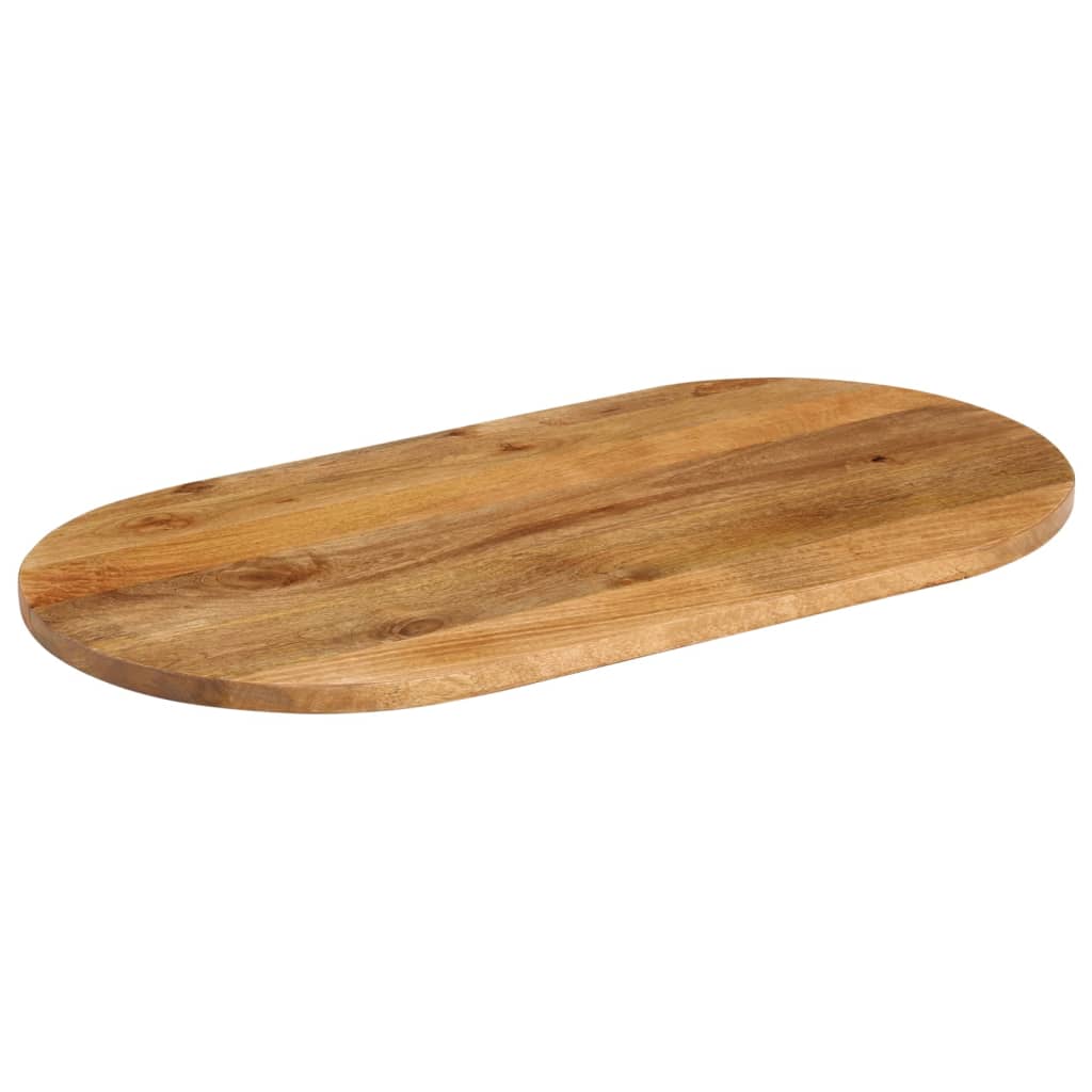 Tafelblad ovaal 80x40x3,8 cm massief mangohout is nu te koop bij PeponiXL, paradijselijk wonen!