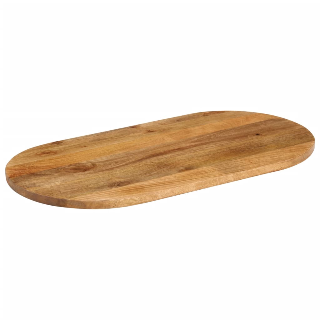 Tafelblad ovaal 90x40x3,8 cm massief mangohout is nu te koop bij PeponiXL, paradijselijk wonen!