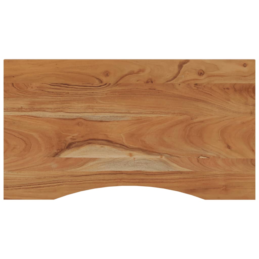 Bureaublad rechthoekig 100x50x2,5 cm massief acaciahout is nu te koop bij PeponiXL, paradijselijk wonen!