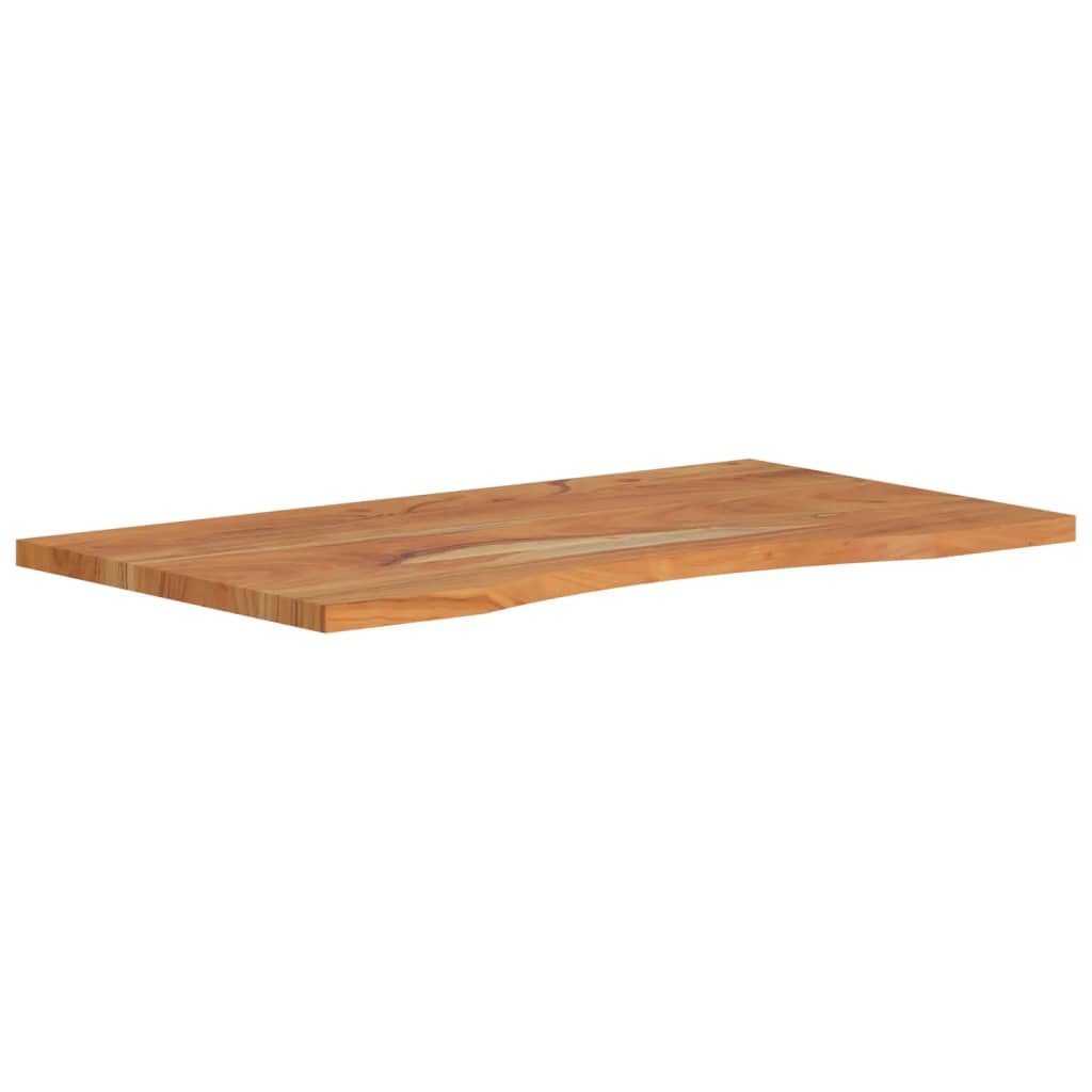 Bureaublad rechthoekig 100x50x2,5 cm massief acaciahout is nu te koop bij PeponiXL, paradijselijk wonen!