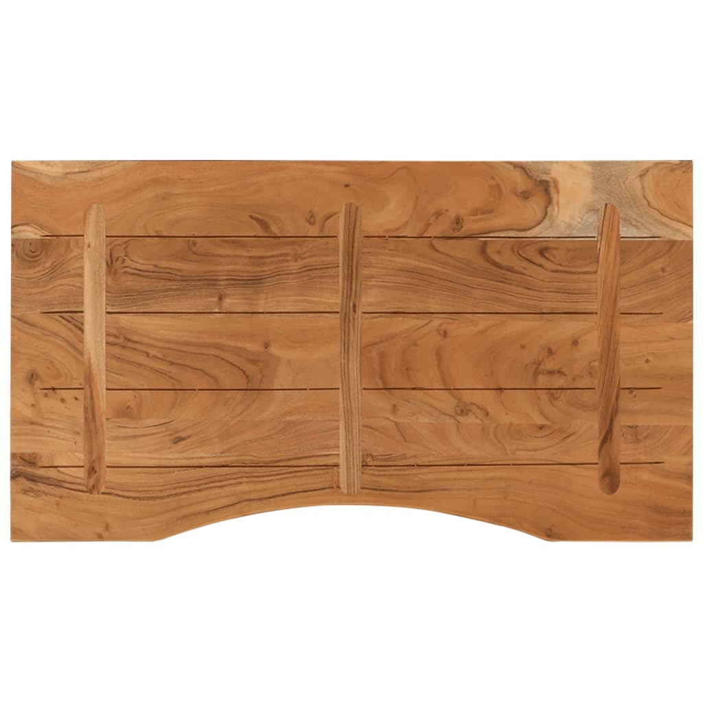 Bureaublad rechthoekig 100x50x2,5 cm massief acaciahout is nu te koop bij PeponiXL, paradijselijk wonen!