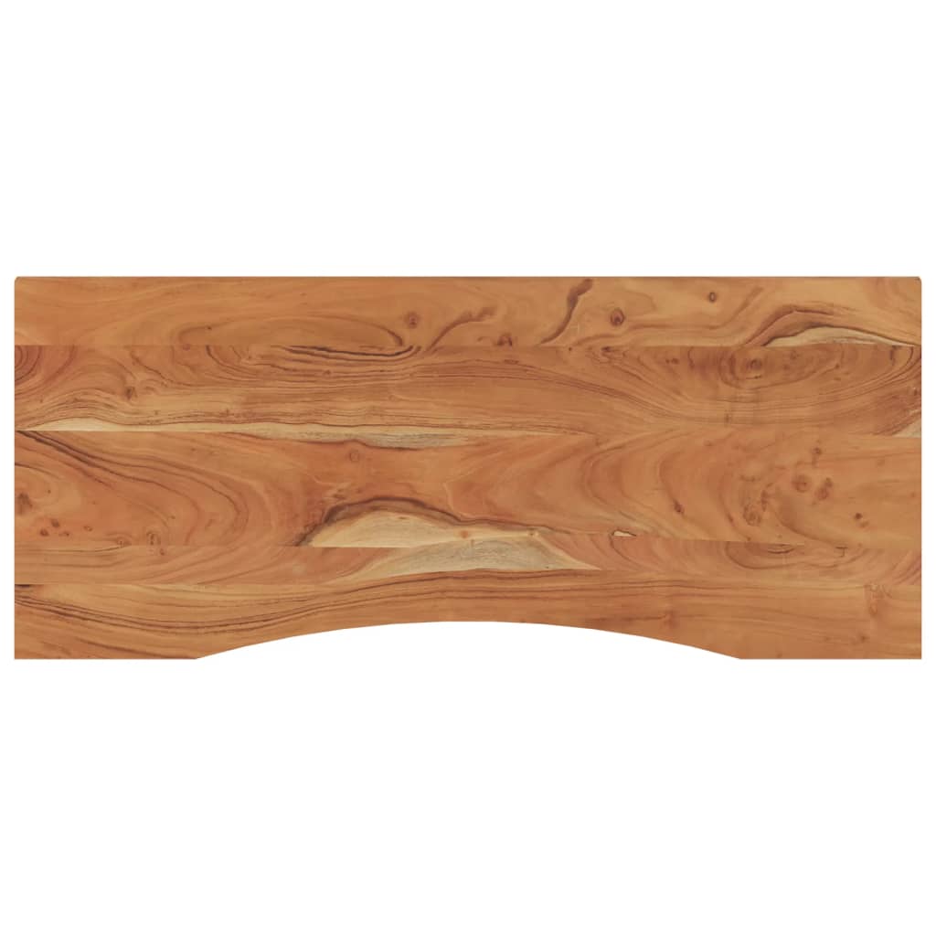 Bureaublad rechthoekig 110x50x2,5 cm massief acaciahout is nu te koop bij PeponiXL, paradijselijk wonen!