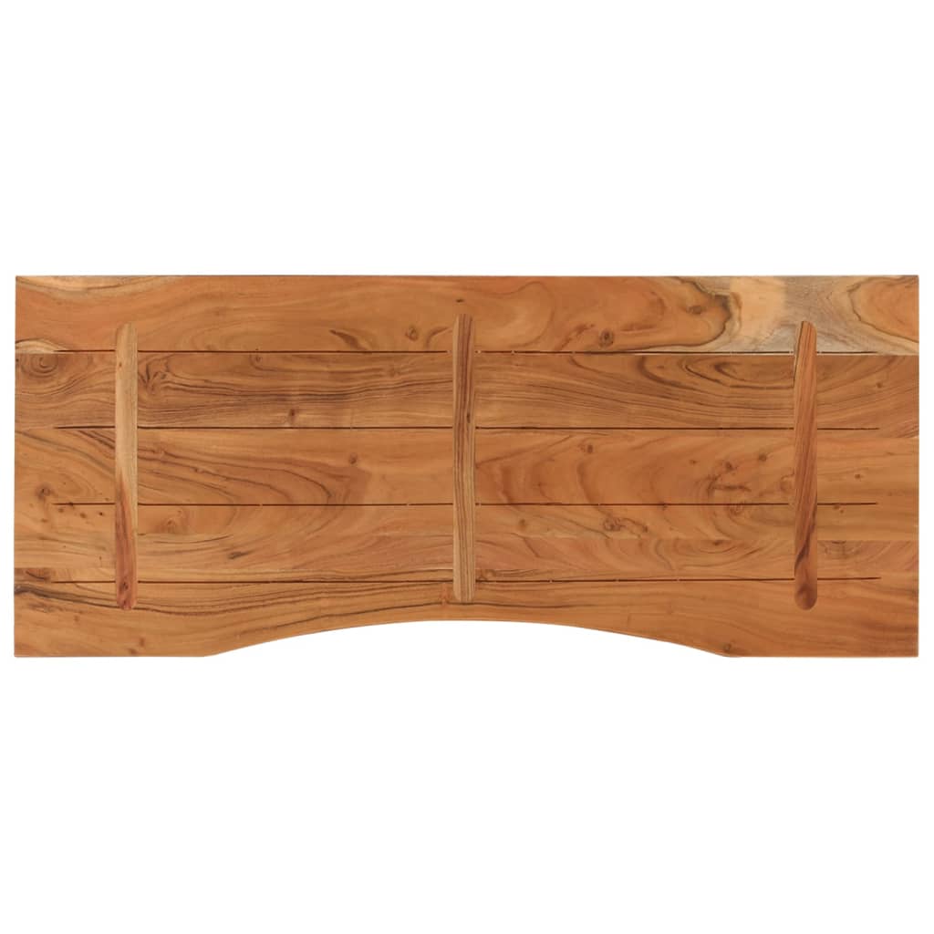 Bureaublad rechthoekig 120x50x2,5 cm massief acaciahout is nu te koop bij PeponiXL, paradijselijk wonen!