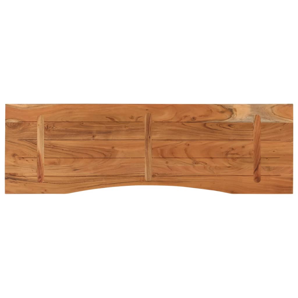 Bureaublad rechthoekig 140x50x2,5 cm massief acaciahout is nu te koop bij PeponiXL, paradijselijk wonen!
