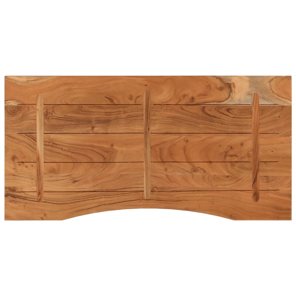 Bureaublad rechthoekig 120x60x2,5 cm massief acaciahout is nu te koop bij PeponiXL, paradijselijk wonen!