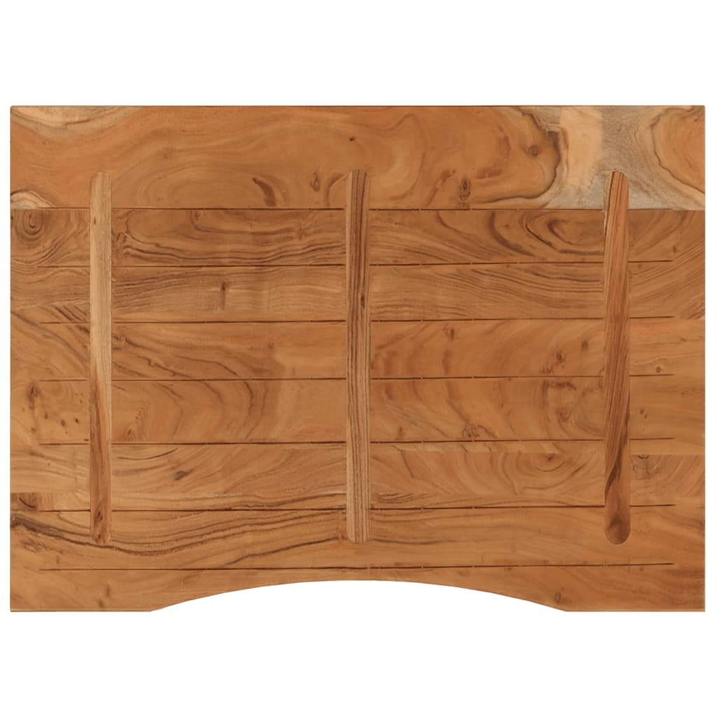 Bureaublad rechthoekig 100x80x2,5 cm massief acaciahout is nu te koop bij PeponiXL, paradijselijk wonen!