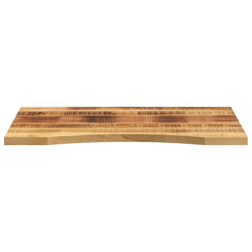 Bureaublad met ronding 90x50x2,5 cm massief ruw mangohout is nu te koop bij PeponiXL, paradijselijk wonen!