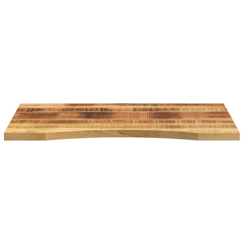 Bureaublad met ronding 100x50x2,5 cm massief ruw mangohout is nu te koop bij PeponiXL, paradijselijk wonen!
