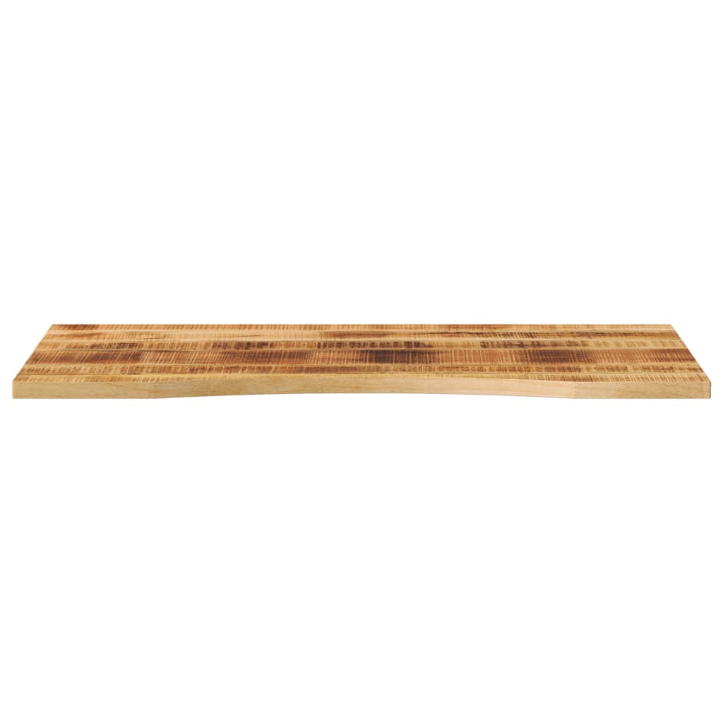 Bureaublad met ronding 120x50x2,5 cm massief ruw mangohout is nu te koop bij PeponiXL, paradijselijk wonen!