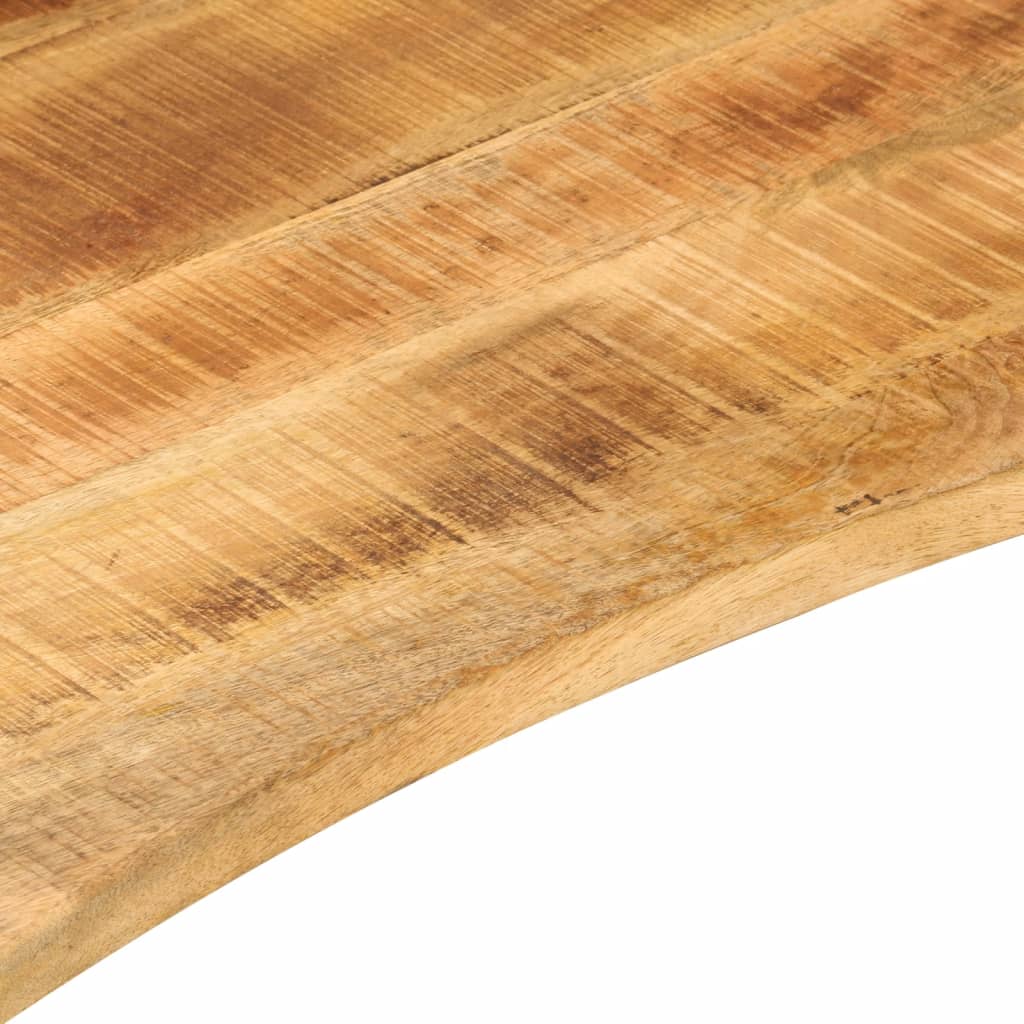 Bureaublad met ronding 120x50x2,5 cm massief ruw mangohout is nu te koop bij PeponiXL, paradijselijk wonen!