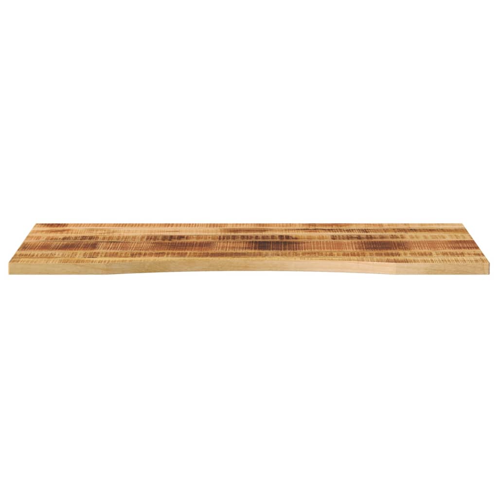 Bureaublad met ronding 140x50x2,5 cm massief ruw mangohout is nu te koop bij PeponiXL, paradijselijk wonen!
