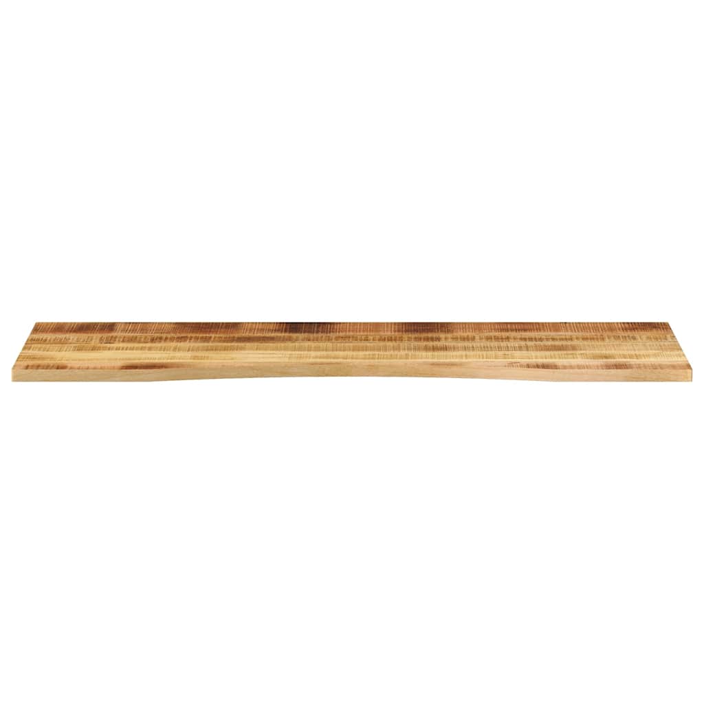 Bureaublad met ronding 160x50x2,5 cm massief ruw mangohout is nu te koop bij PeponiXL, paradijselijk wonen!