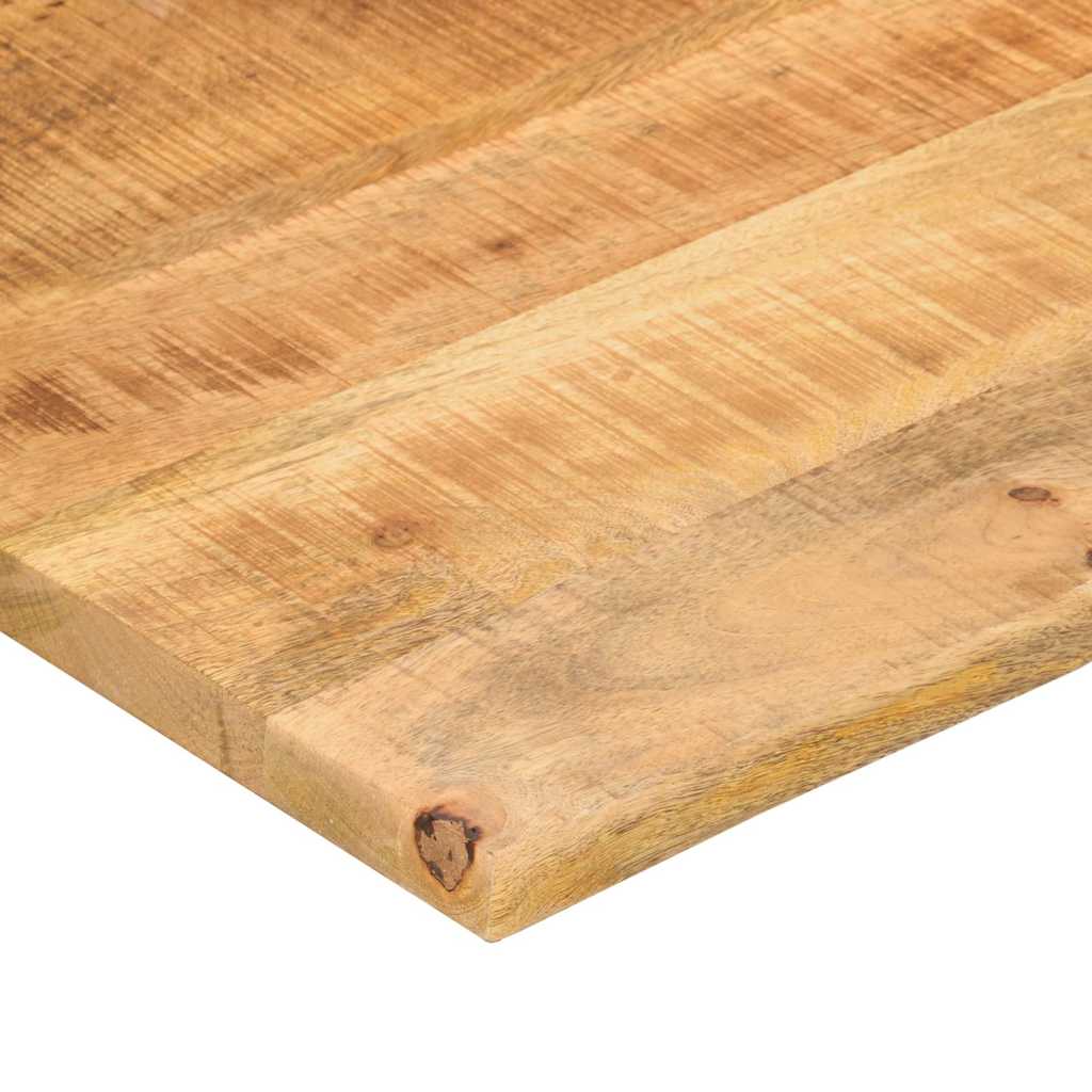 Bureaublad met ronding 160x50x2,5 cm massief ruw mangohout is nu te koop bij PeponiXL, paradijselijk wonen!