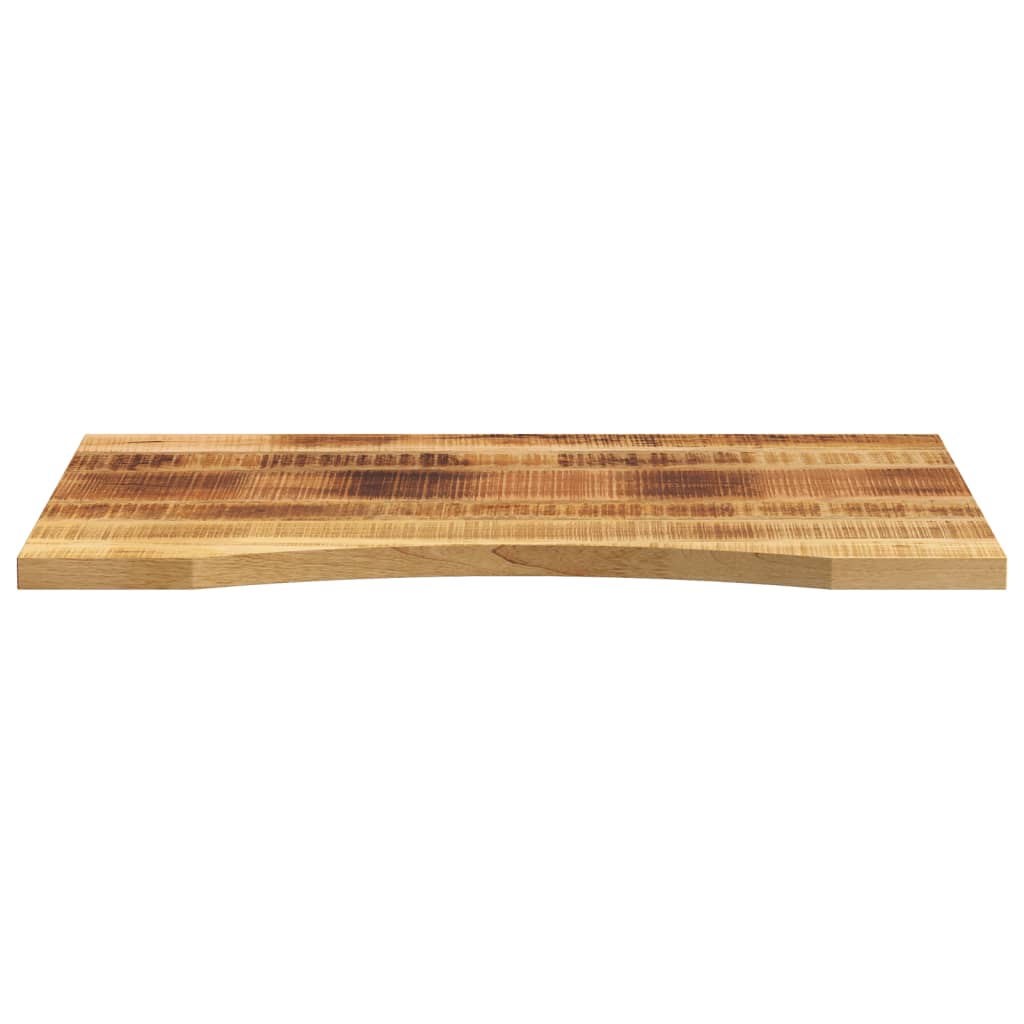 Bureaublad met ronding 80x60x2,5 cm massief ruw mangohout is nu te koop bij PeponiXL, paradijselijk wonen!