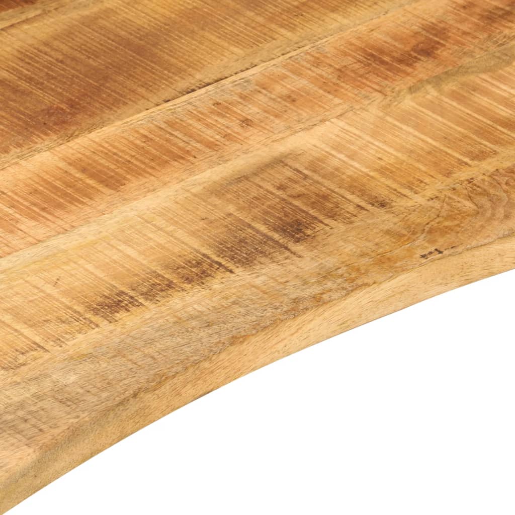 Bureaublad met ronding 110x60x2,5 cm massief ruw mangohout is nu te koop bij PeponiXL, paradijselijk wonen!