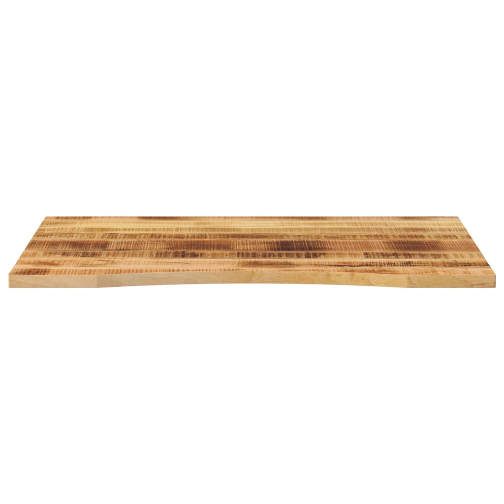 Bureaublad met ronding 100x80x2,5 cm massief ruw mangohout is nu te koop bij PeponiXL, paradijselijk wonen!