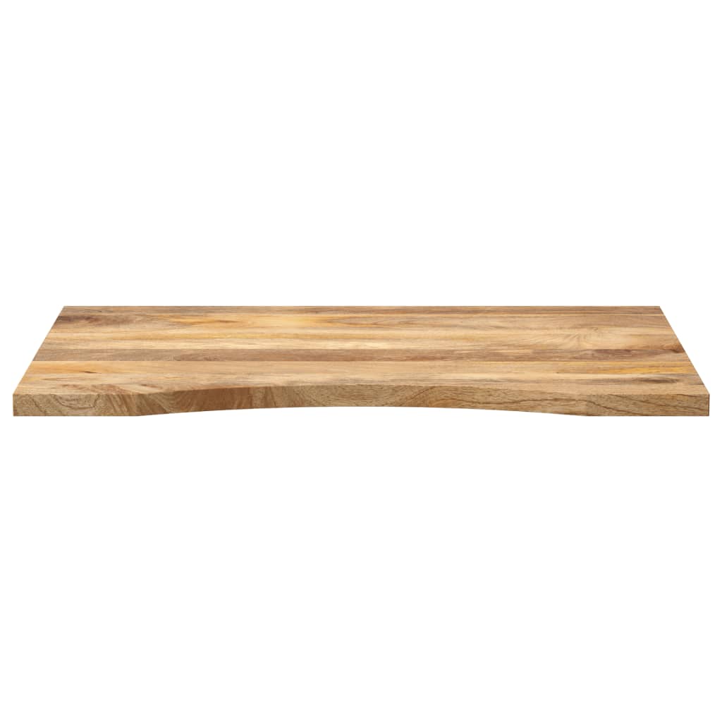 Bureaublad met ronding 100x50x2,5 cm massief ruw mangohout is nu te koop bij PeponiXL, paradijselijk wonen!