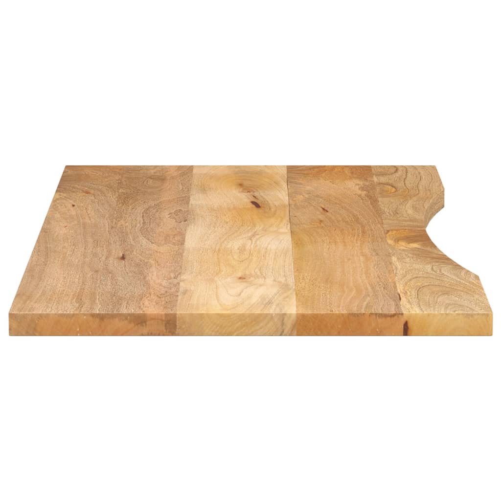 Bureaublad met ronding 110x50x2,5 cm massief ruw mangohout is nu te koop bij PeponiXL, paradijselijk wonen!
