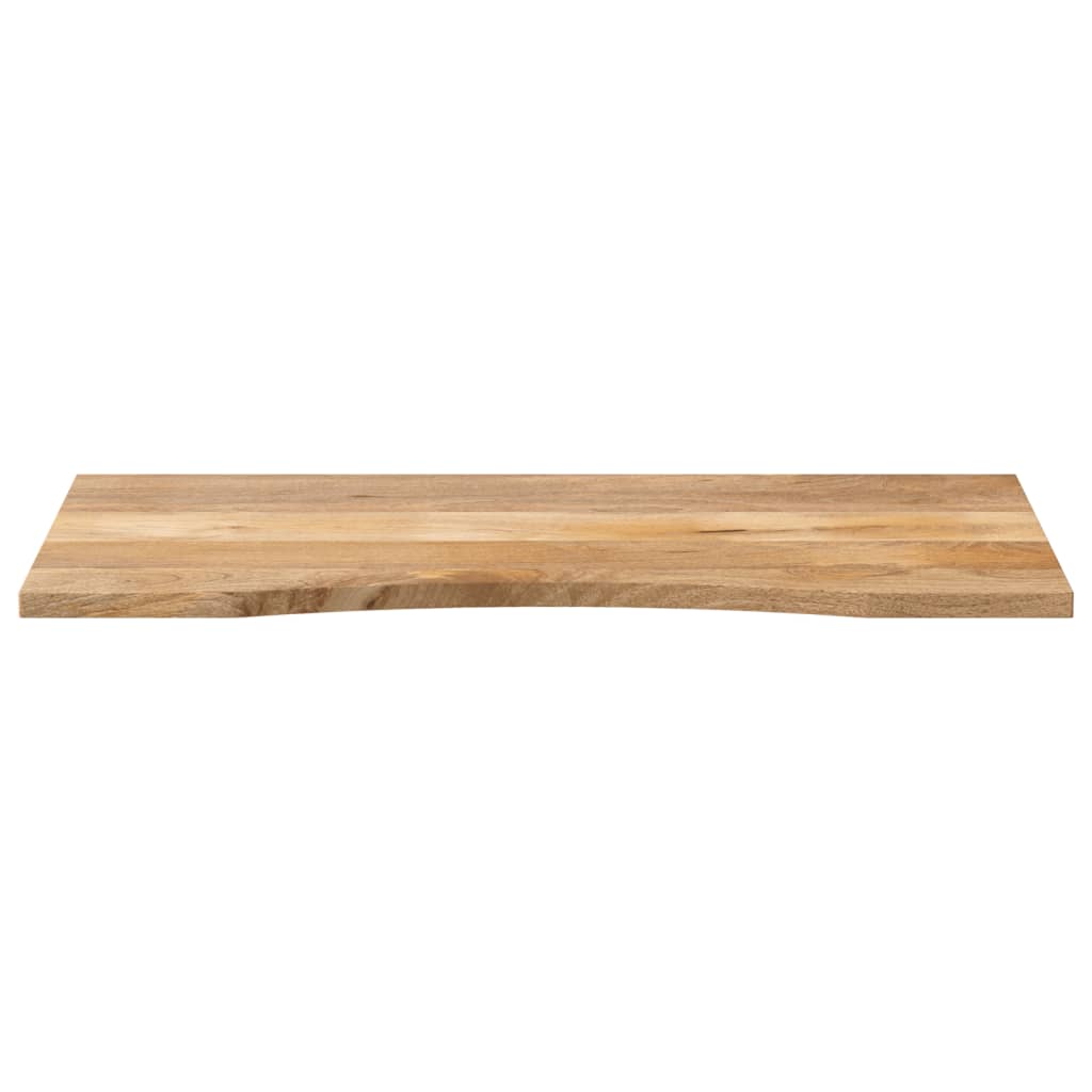 Bureaublad met ronding 120x50x2,5 cm massief ruw mangohout is nu te koop bij PeponiXL, paradijselijk wonen!