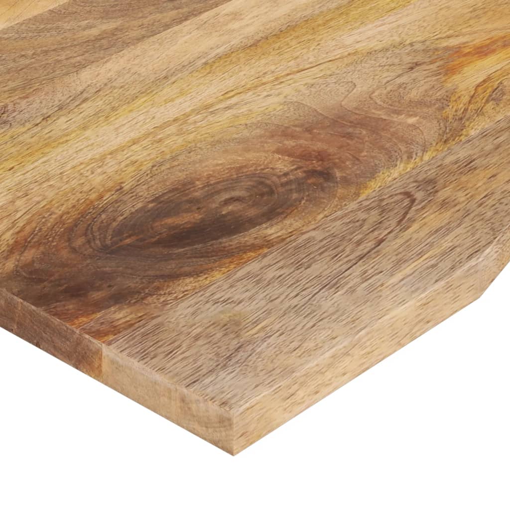 Bureaublad met ronding 120x50x2,5 cm massief ruw mangohout is nu te koop bij PeponiXL, paradijselijk wonen!