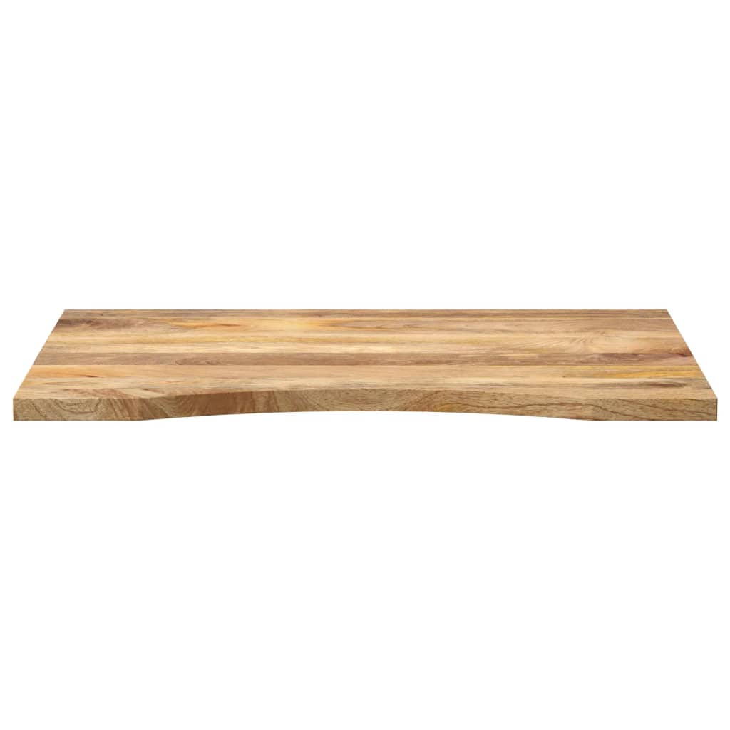 Bureaublad met ronding 100x60x2,5 cm massief ruw mangohout is nu te koop bij PeponiXL, paradijselijk wonen!