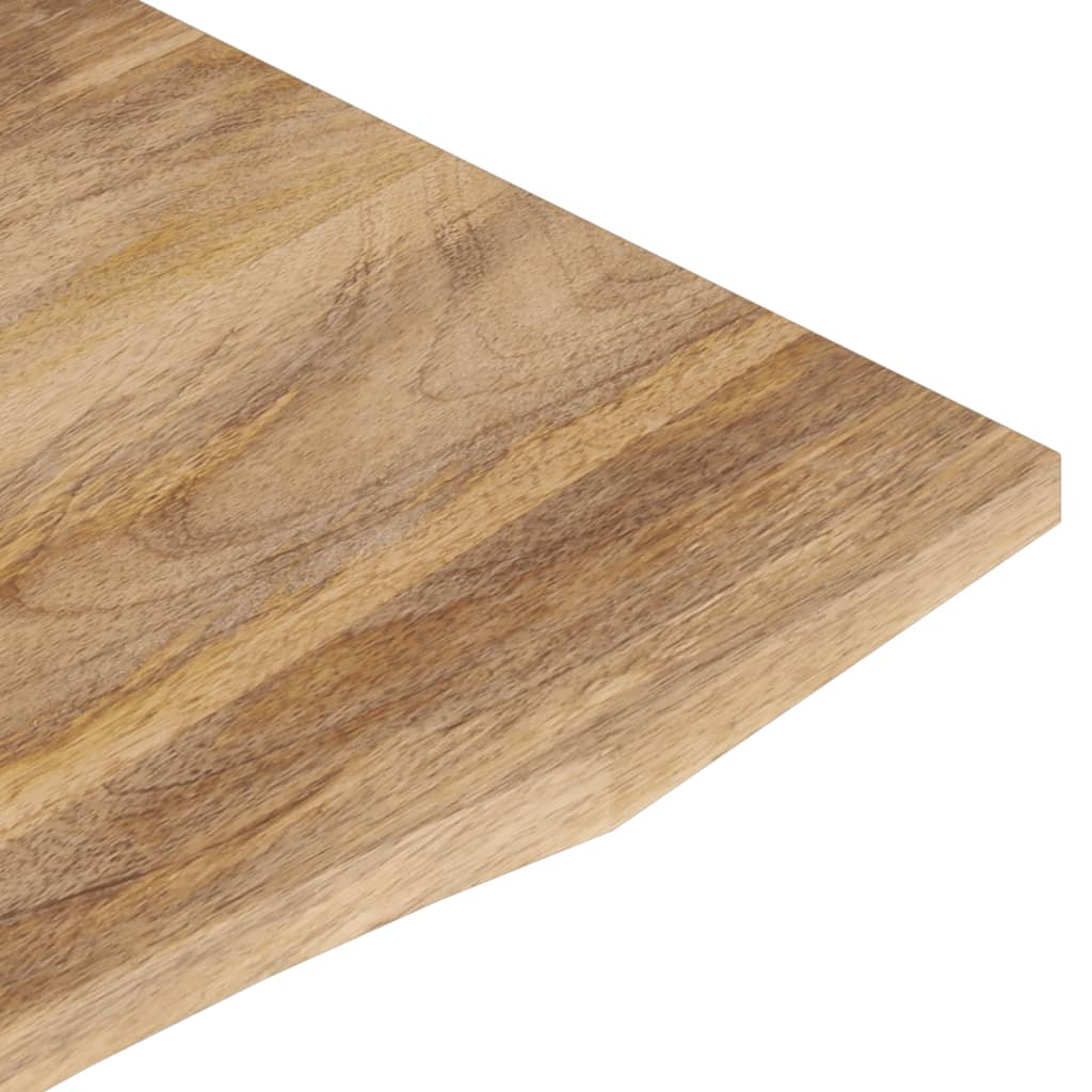 Bureaublad met ronding 100x60x2,5 cm massief ruw mangohout is nu te koop bij PeponiXL, paradijselijk wonen!