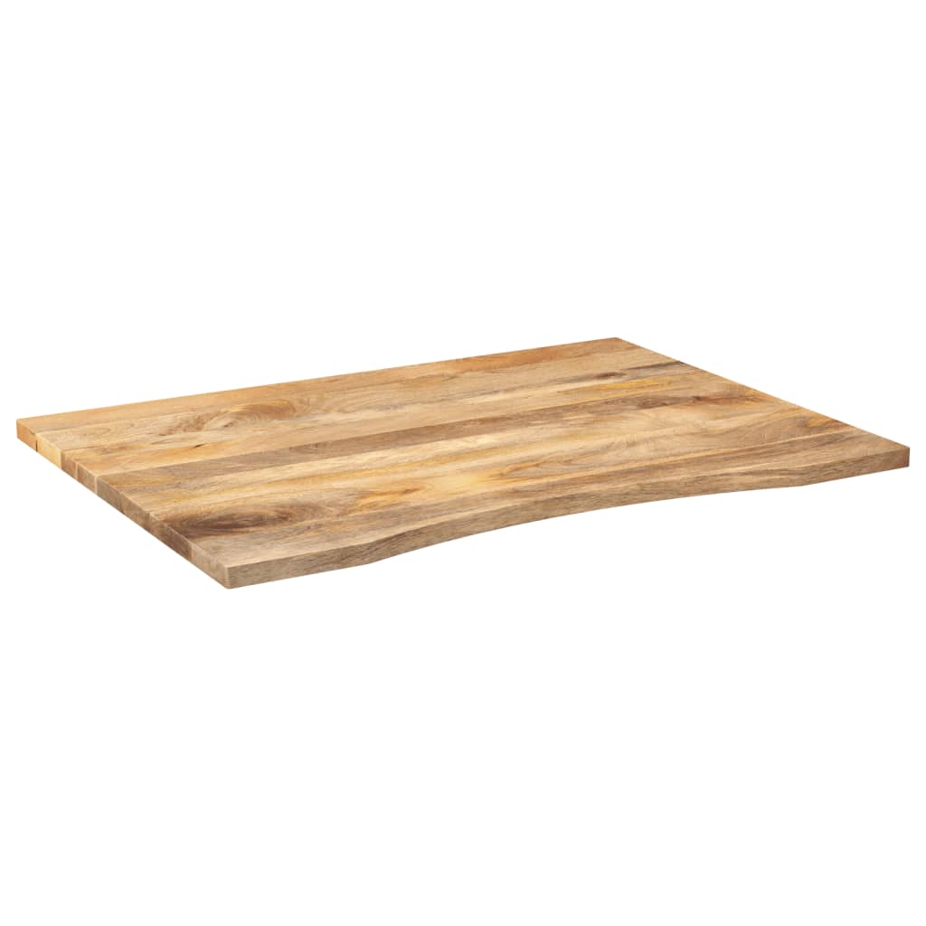 Bureaublad met ronding 100x80x2,5 cm massief ruw mangohout is nu te koop bij PeponiXL, paradijselijk wonen!