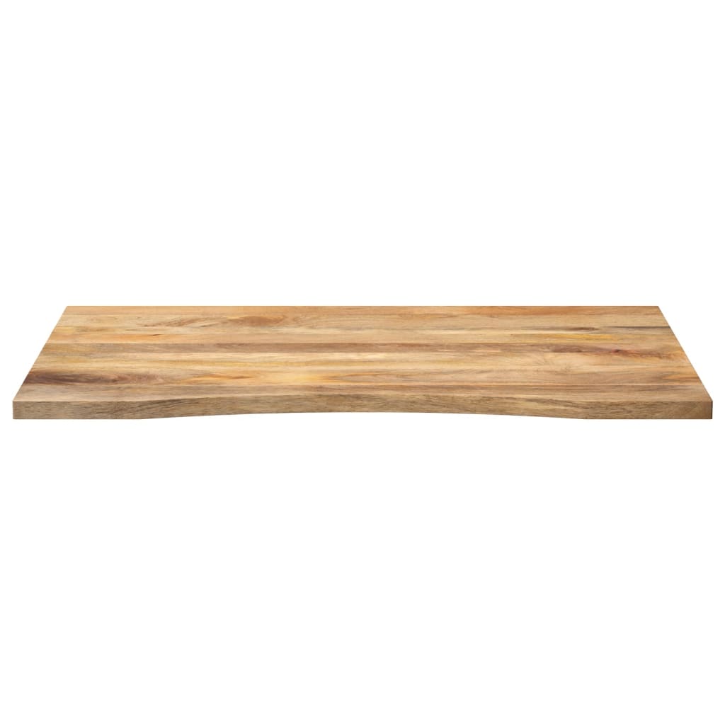 Bureaublad met ronding 110x80x2,5 cm massief ruw mangohout is nu te koop bij PeponiXL, paradijselijk wonen!