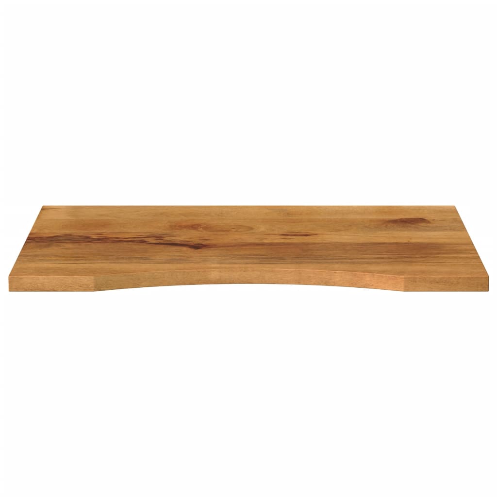 Bureaublad met ronding 90x50x2,5 cm massief ruw mangohout is nu te koop bij PeponiXL, paradijselijk wonen!