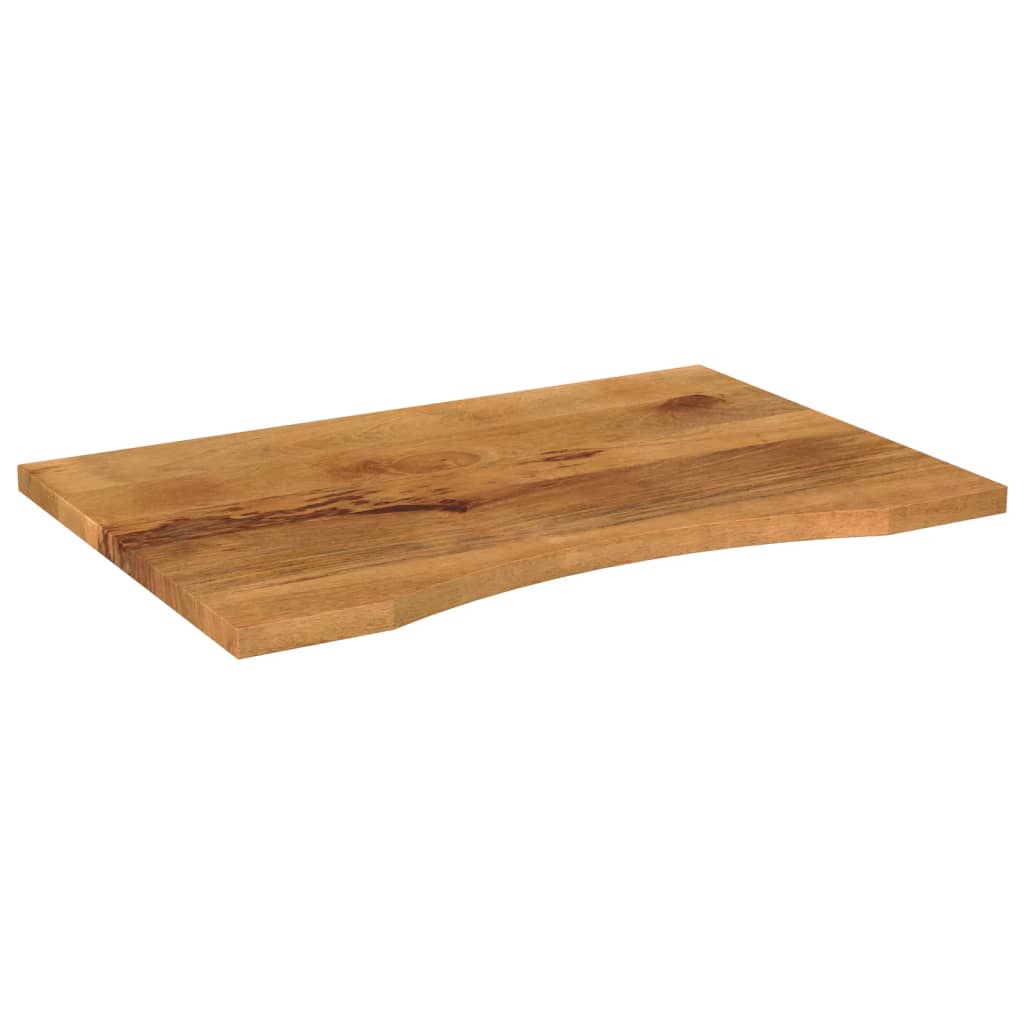 Bureaublad met ronding 100x50x2,5 cm massief ruw mangohout is nu te koop bij PeponiXL, paradijselijk wonen!