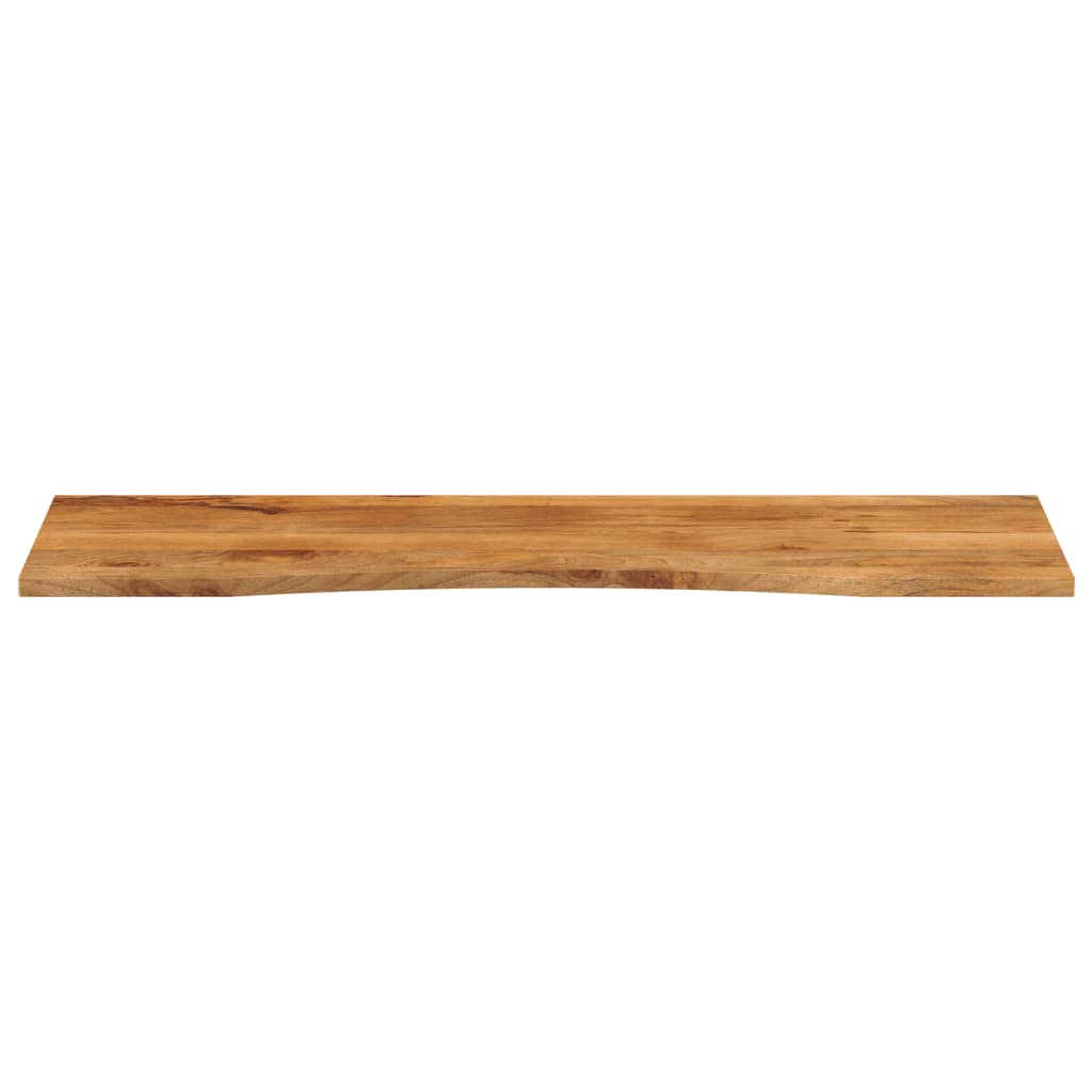 Bureaublad met ronding 160x50x2,5 cm massief ruw mangohout is nu te koop bij PeponiXL, paradijselijk wonen!