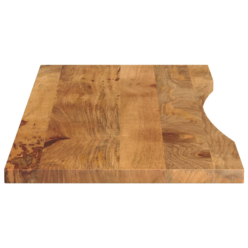 Bureaublad met ronding 160x50x2,5 cm massief ruw mangohout is nu te koop bij PeponiXL, paradijselijk wonen!