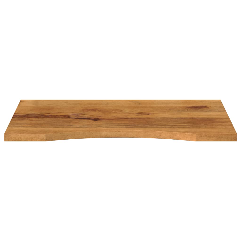 Bureaublad met ronding 80x60x2,5 cm massief ruw mangohout is nu te koop bij PeponiXL, paradijselijk wonen!