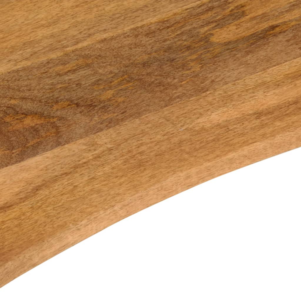 Bureaublad met ronding 90x60x2,5 cm massief ruw mangohout is nu te koop bij PeponiXL, paradijselijk wonen!