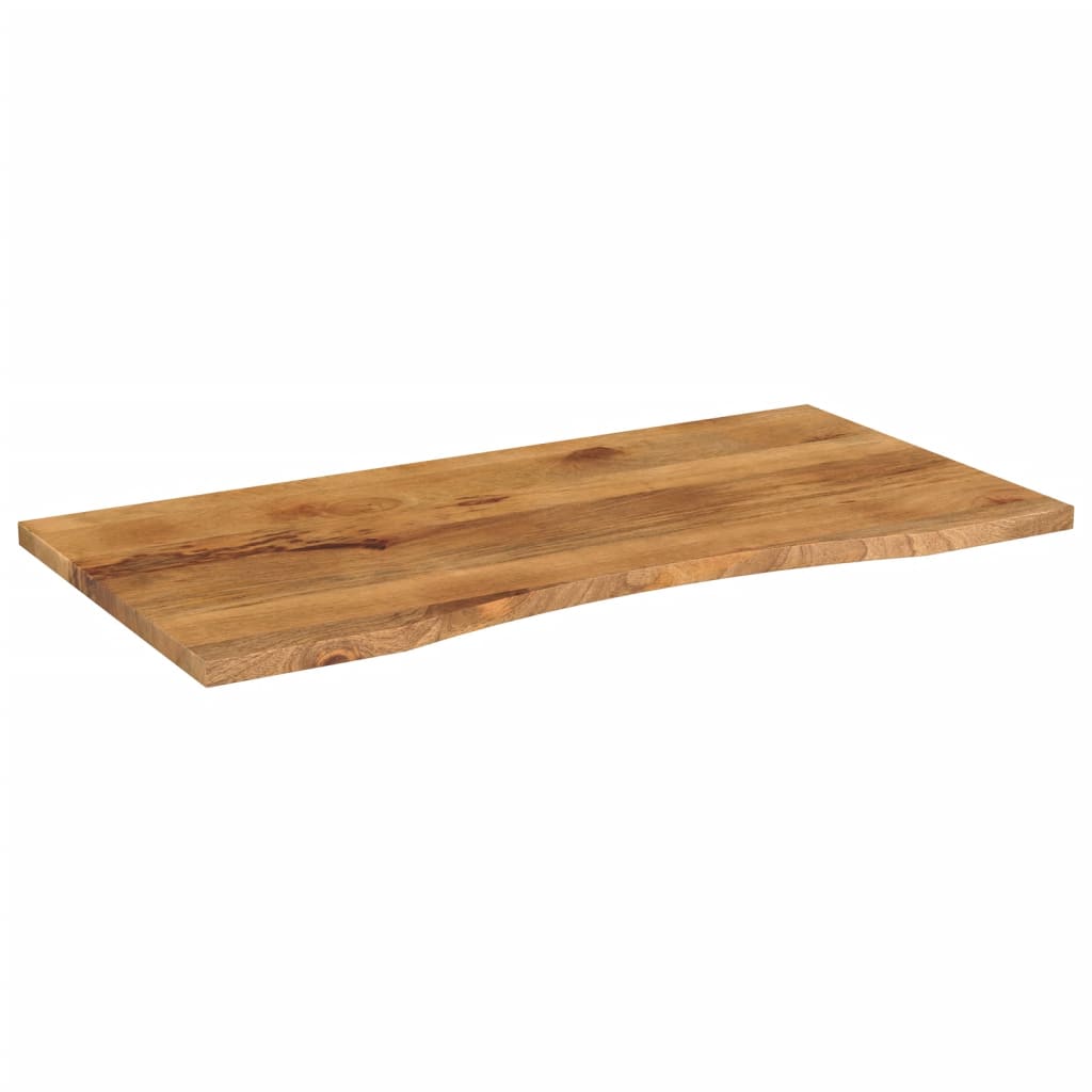 Bureaublad met ronding 110x60x2,5 cm massief ruw mangohout is nu te koop bij PeponiXL, paradijselijk wonen!