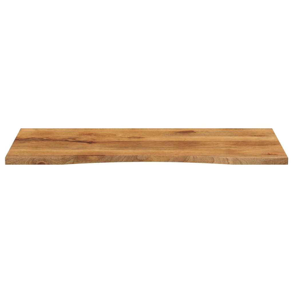 Bureaublad met ronding 110x60x2,5 cm massief ruw mangohout is nu te koop bij PeponiXL, paradijselijk wonen!