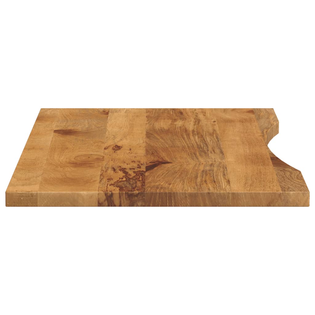 Bureaublad met ronding 110x60x2,5 cm massief ruw mangohout is nu te koop bij PeponiXL, paradijselijk wonen!