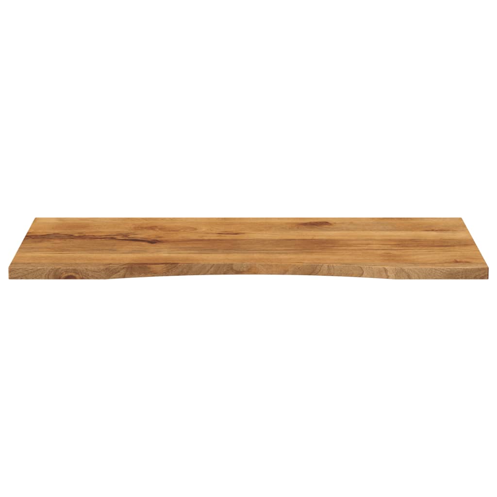 Bureaublad met ronding 120x60x2,5 cm massief ruw mangohout is nu te koop bij PeponiXL, paradijselijk wonen!