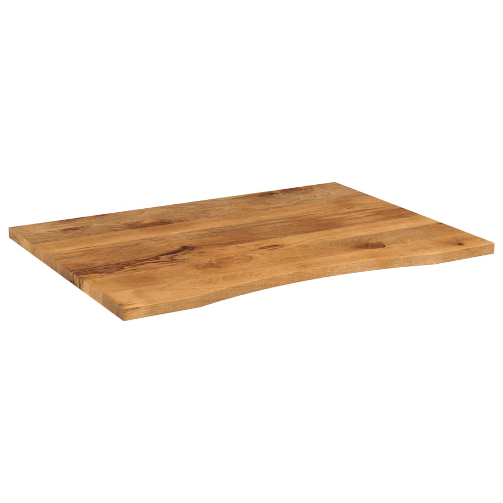 Bureaublad met ronding 100x80x2,5 cm massief ruw mangohout is nu te koop bij PeponiXL, paradijselijk wonen!