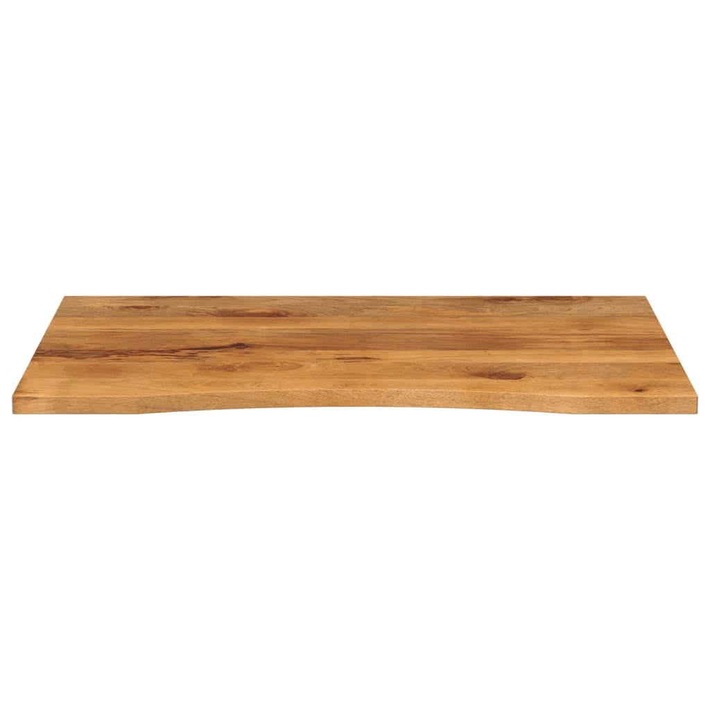 Bureaublad met ronding 100x80x2,5 cm massief ruw mangohout is nu te koop bij PeponiXL, paradijselijk wonen!
