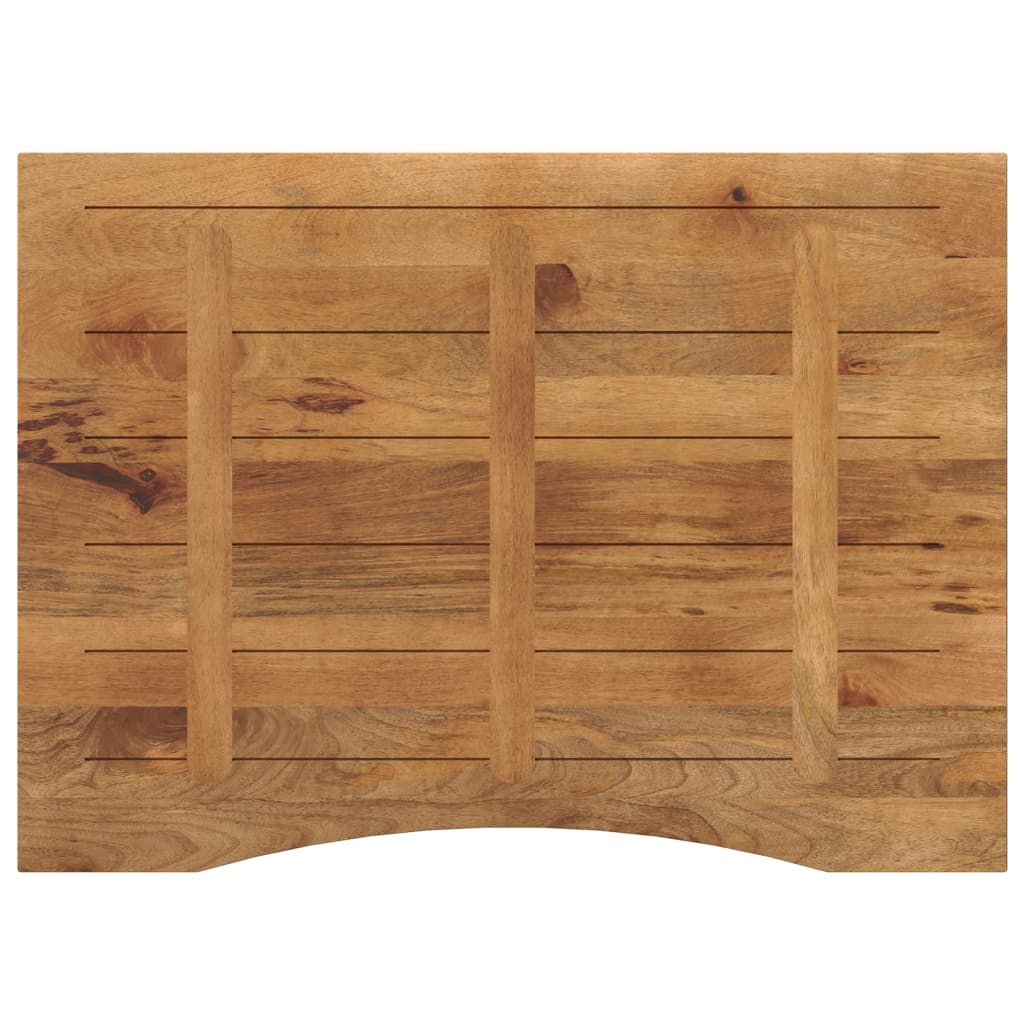 Bureaublad met ronding 110x80x2,5 cm massief ruw mangohout is nu te koop bij PeponiXL, paradijselijk wonen!
