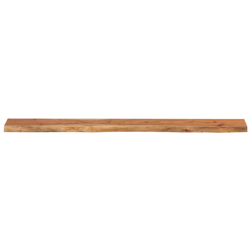 Wandschap rechthoekig natuurlijke rand 180x20x2,5 cm acaciahout is nu te koop bij PeponiXL, paradijselijk wonen!
