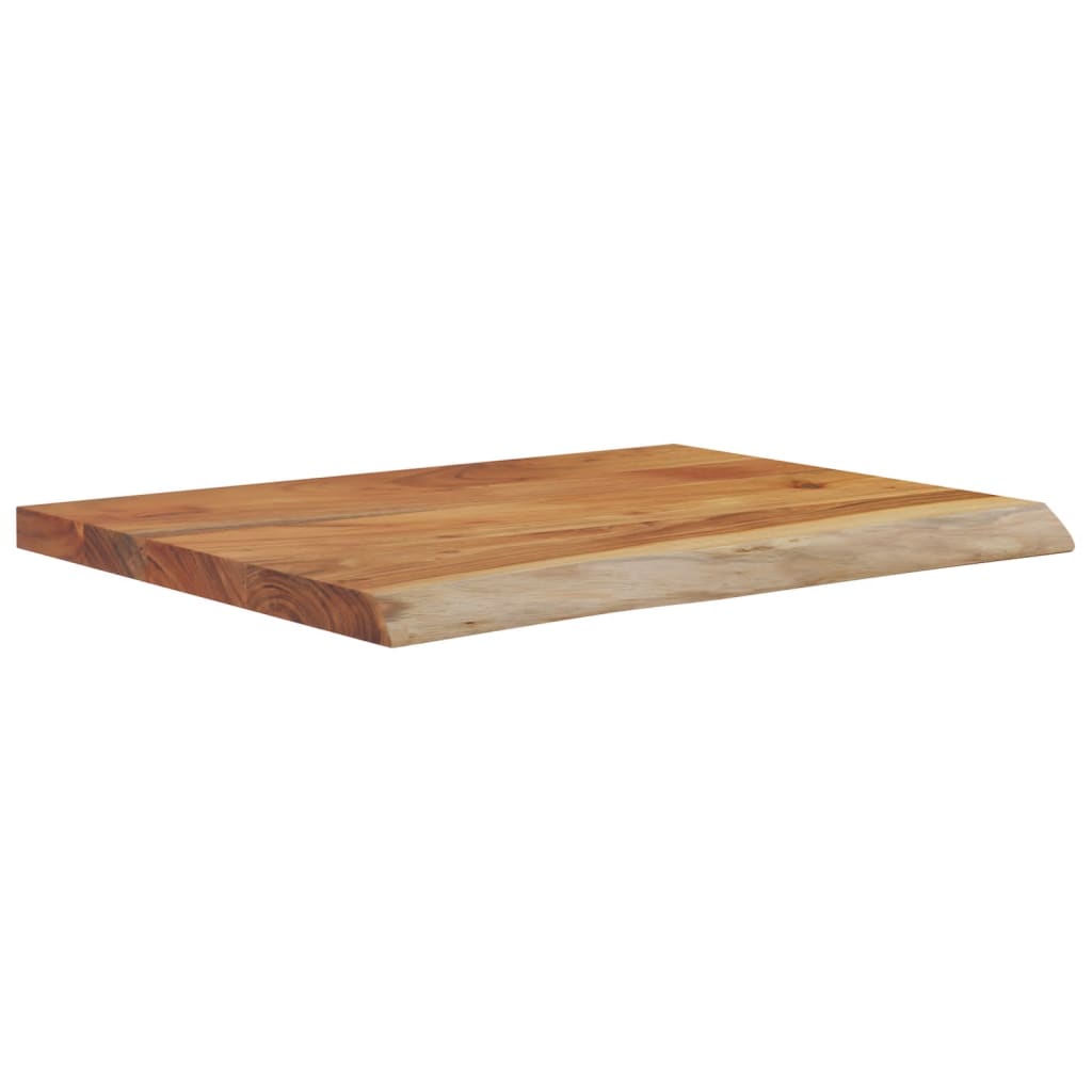 Wandschap rechthoekig natuurlijke rand 40x30x2,5 cm acaciahout is nu te koop bij PeponiXL, paradijselijk wonen!