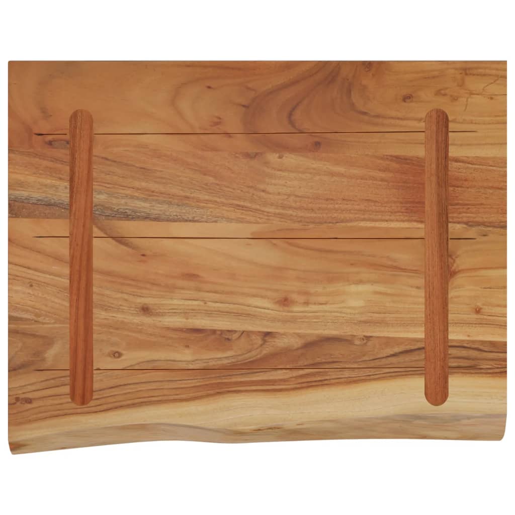 Wandschap rechthoekig natuurlijke rand 40x30x2,5 cm acaciahout is nu te koop bij PeponiXL, paradijselijk wonen!
