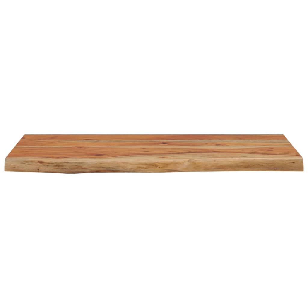 Wandschap rechthoekig natuurlijke rand 60x30x2,5 cm acaciahout is nu te koop bij PeponiXL, paradijselijk wonen!