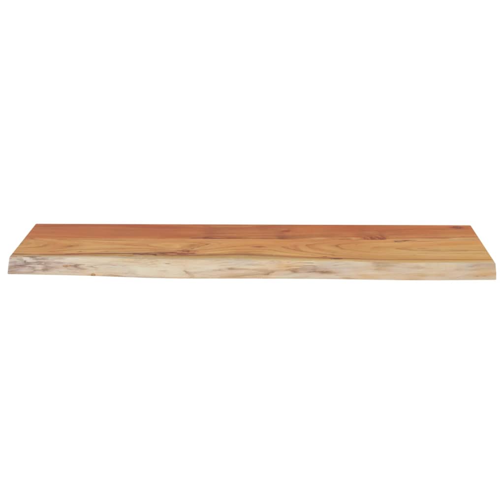 Wandschap rechthoekig natuurlijke rand 70x30x2,5 cm acaciahout is nu te koop bij PeponiXL, paradijselijk wonen!